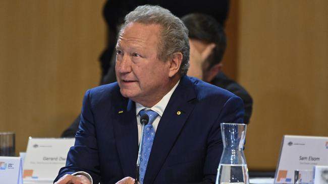 Andrew Forrest is unlikely to work with Mike Cannon-Brookes on the project again. Picture: Martin Ollman