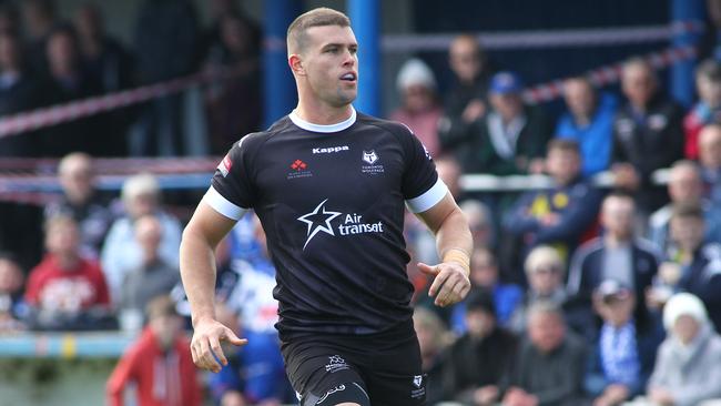 Former Manly player Darcy Lussick in action for the Toronto Wolfpack.