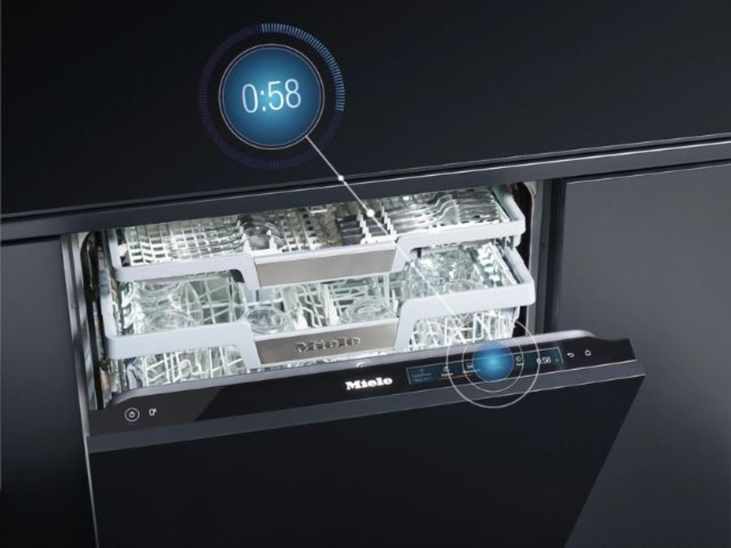 Folding tines, delay timers, extra cycles, adjustable baskets are some useful features that can help making washing dishes even easier. Picture: Miele.