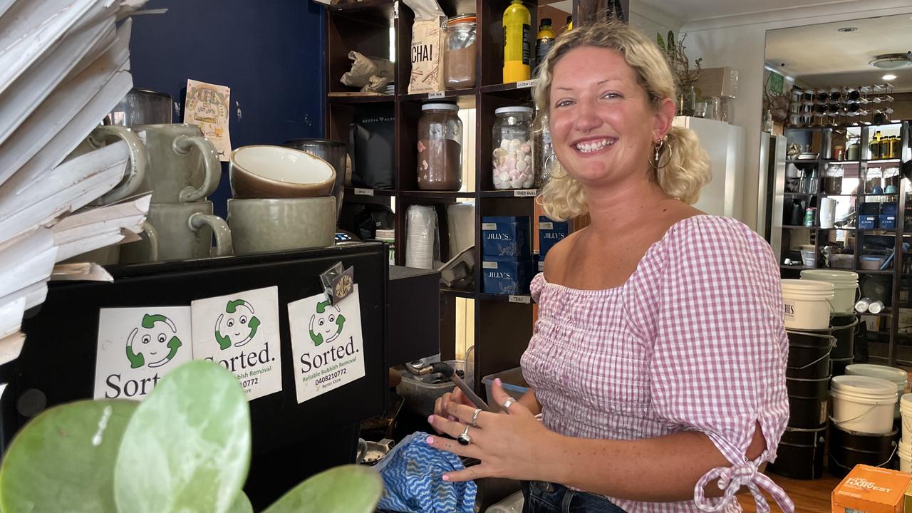 Jack Crittle's co-worker, Amber Macfarlane, 28, at Gum Gum Tree Cafe on December 12, 2022. Picture: Savannah Pocock