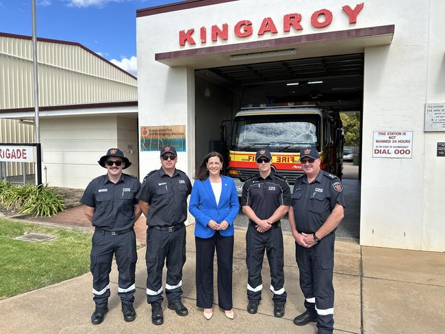 Deb Frecklington visiting the Kingaroy Fire and Rescue Station.