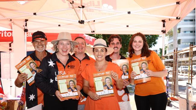 CLP candidate Lisa Bayliss in Darwin on May 3, 2025. Picture: Pema Tamang Pakhrin