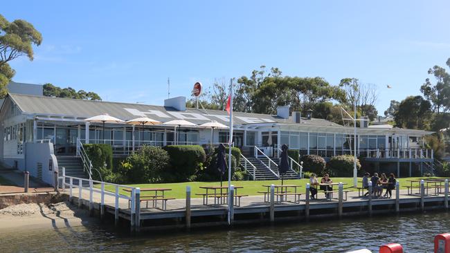 The Metung has its own jetty and boardwalk. Picture: News Corp Australia