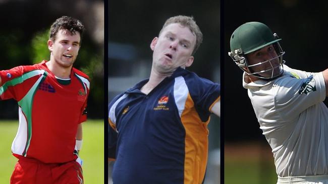 Brad Schmulian, Greg Brautigam and Simon Lavers in Darwin Cricket.