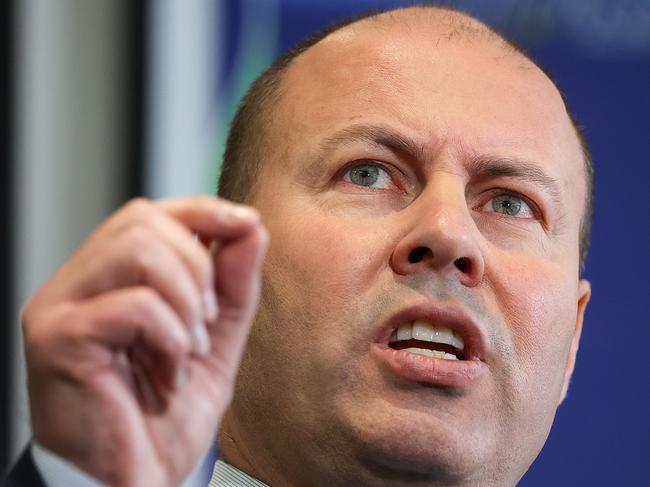 Treasurer Josh Frydenberg at Parliament House, in Canberra. Picture: Ian Currie