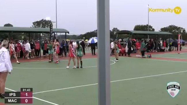 Replay: Netball Queensland State Age Titles - Ipswich v MacGregor Red (U14)