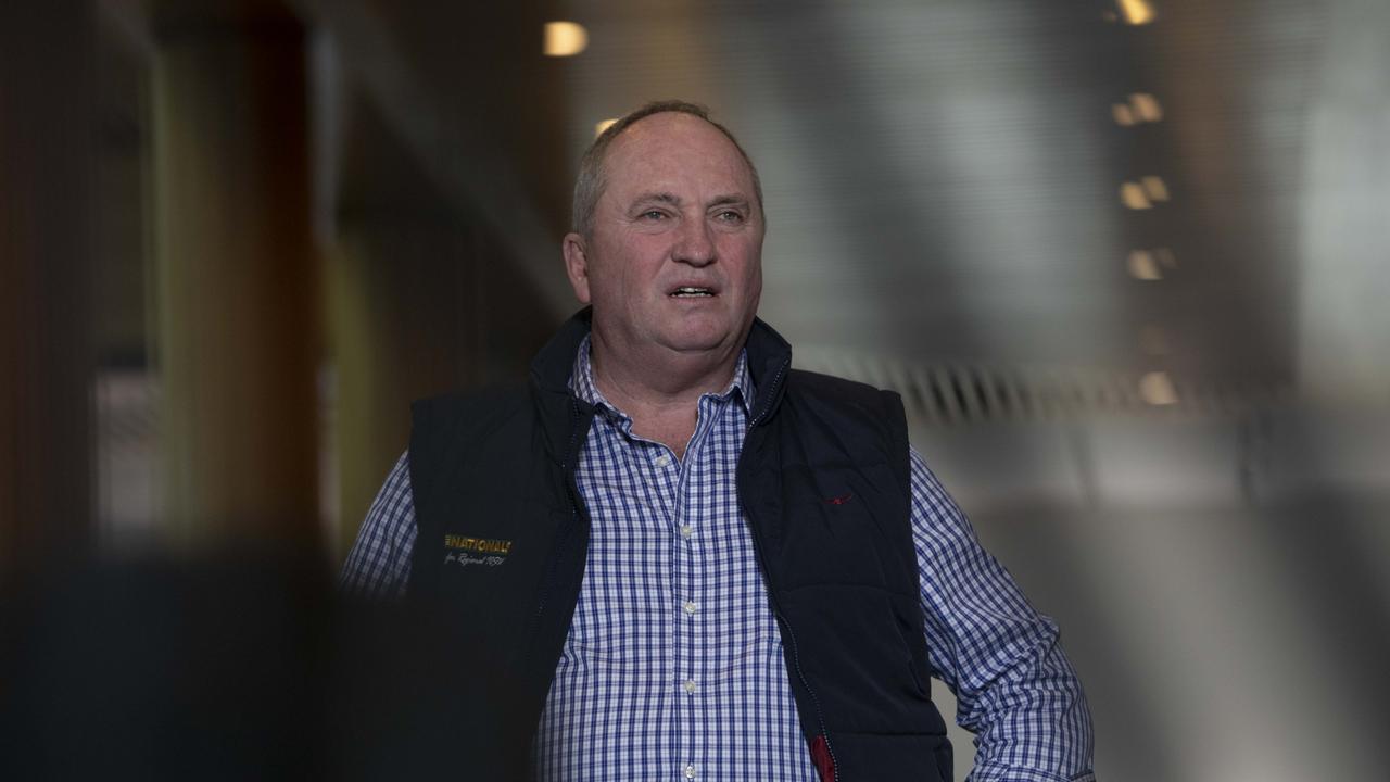 Barnaby Joyce said there was ‘no chance’ of a leadership challenge, but ruled himself out of any hypothetical. Picture: NCA NewsWire / Andrew Taylor