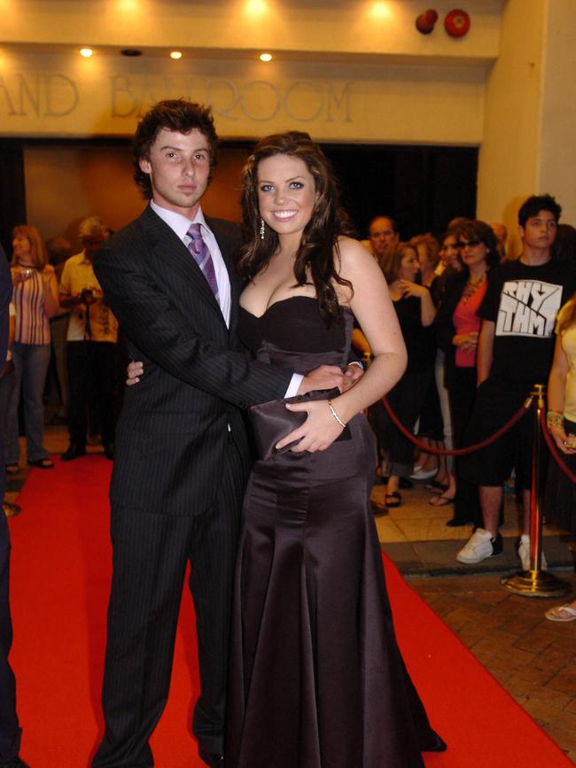OCTOBER 01, 2005: News. Reporter: Katrina Jones. Emmanuel College formal at the Gold Coast International Hotel. Mitchell Butler and Christie Pocock. PicJodie/Richter