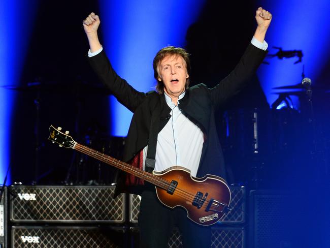 McCartney says he keeps touring for the sheer love of performing.