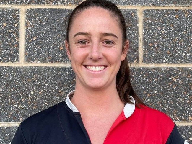 Burnside's Samantha McKenna is top scoring for the club yet again in 2022. Picture: Burnside Hockey Club