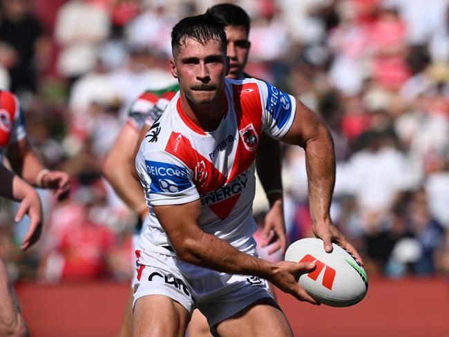 Lachlan Ilias struggled against his former club. Picture: NRL