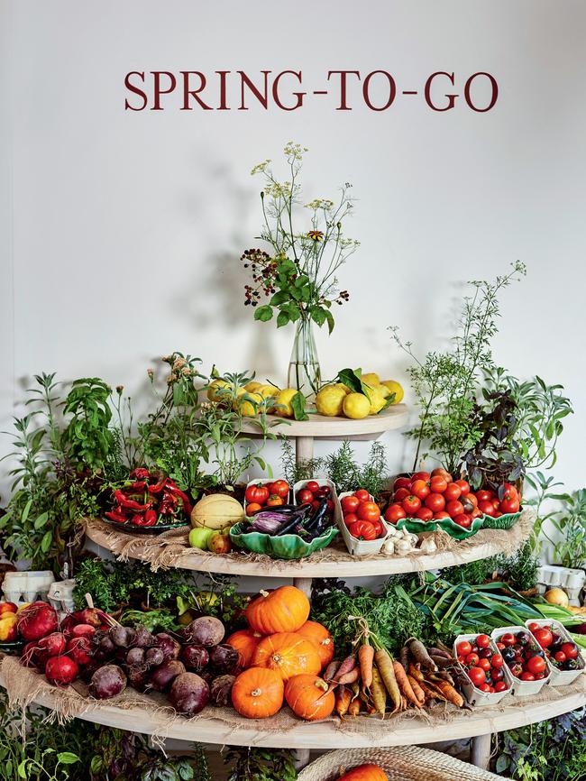 At her London shop Spring to Go, Skye Gyngell offers farm-fresh fruit and vegetables and biodynamic flowers.