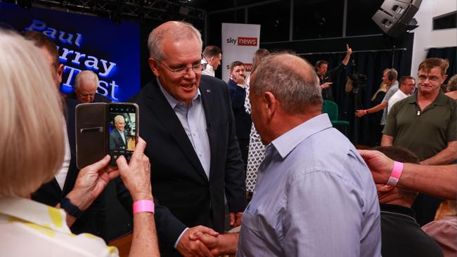 Meanwhile, 60 per cent of Australians consider Mr Morrison to be ‘arrogant’. Picture: Justin Lloyd.