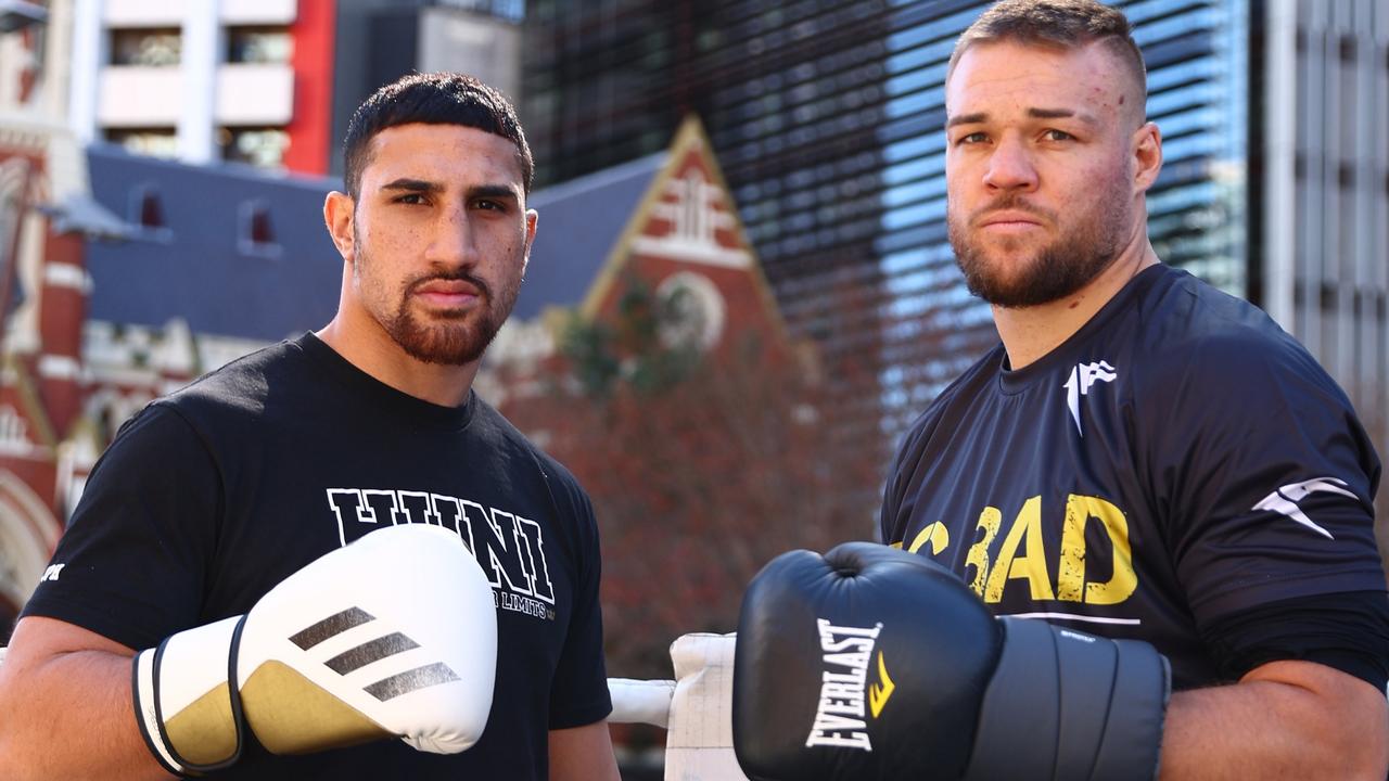 Justis Huni and Joe Goodall are ready to go. Photo by Chris Hyde/Getty Images