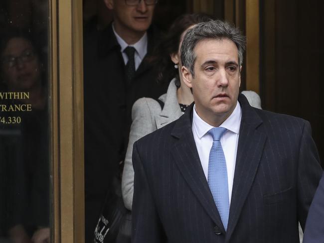 NEW YORK, NY - DECEMBER 12: Michael Cohen, President Donald Trump's former personal attorney and fixer, exits federal court after his sentencing hearing, December 12, 2018 in New York City. Cohen was sentenced to 3 years in prison after pleading guilty to several charges, including multiple counts of tax evasion, a campaign finance violation and lying to Congress.   Drew Angerer/Getty Images/AFP == FOR NEWSPAPERS, INTERNET, TELCOS & TELEVISION USE ONLY ==