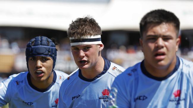 Round 3 Super Rugby U16 between NSW Waratahs U16 v QLD Reds U16 at Forshaw Rugby Park, Sylvania Waters - Sunday 15th October 2022. © Karen Watson