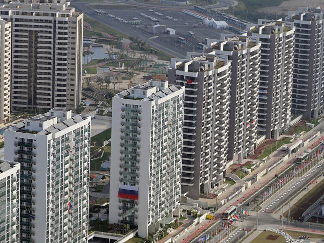 Organisers have been criticised this week for wok on the athlete village not yet being complete