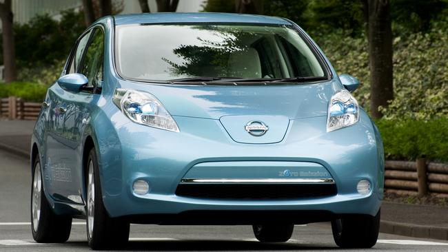 Undated : Nissan Leaf electric vehicle