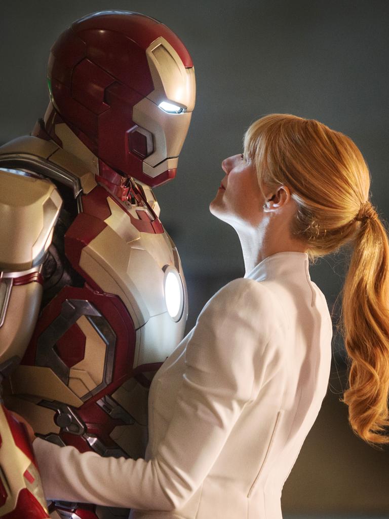 Gwyneth plays Pepper Potts in the franchise. Picture: AP Photo/Disney