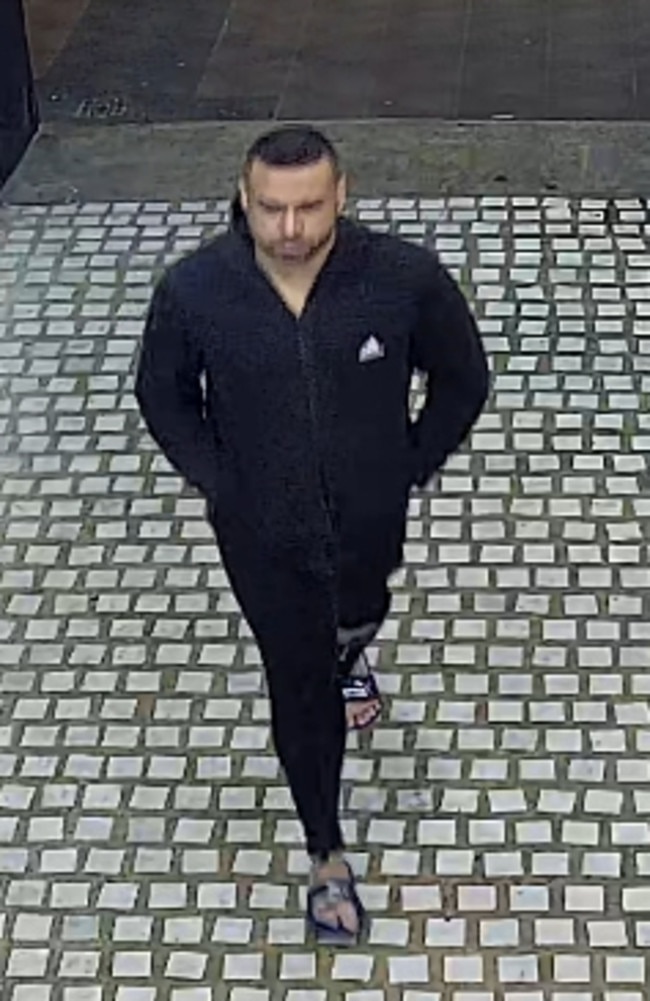 The man was last spotted on Glenferrie Road. Picture: Victoria Police