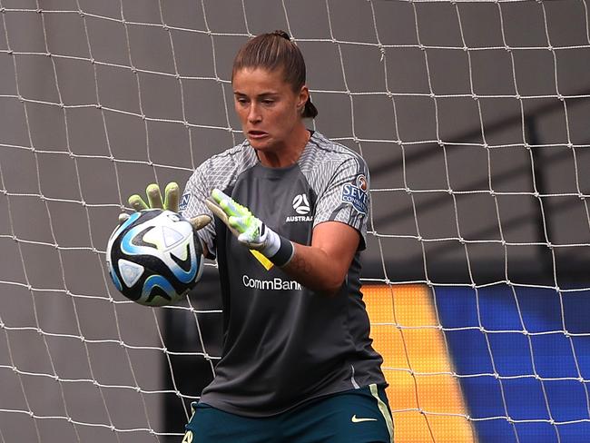 Matildas goalkeeper Teagan Micah has opened up on her struggles with concussion. Picture: Getty Images