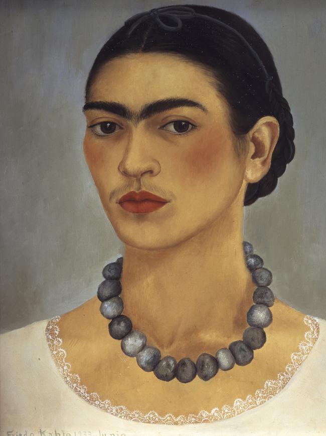 Frida Kahlo, Self-portrait with necklace, 1933.