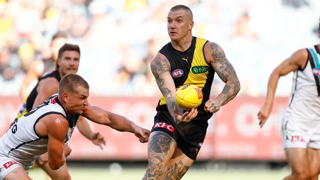 Dustin Martin ruled out of clash with Sydney due to calf injury