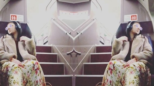 Laura Zammit spat on a commuter. Picture: Instagram