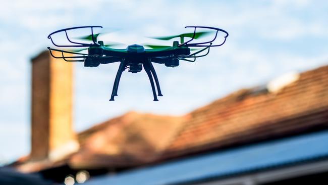 A South Burnett man got the fright of his life this week when he was about to step into his shower and spotted a drone hovering outside his bathroom window.