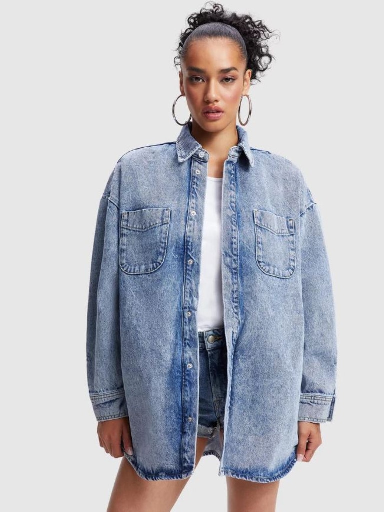 Good American Denim Shacket. Picture: THE ICONIC