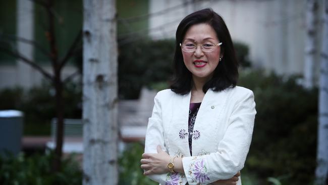 Gladys Liu at Parliament House in Canberra. Picture: Kym Smith