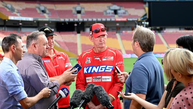 Wayne Bennett press conferences are always worth a listen. Picture: Getty