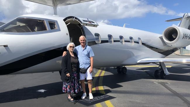 Ann Lukin is pictured with Olympic weightlifter son Dean. Picture: supplied