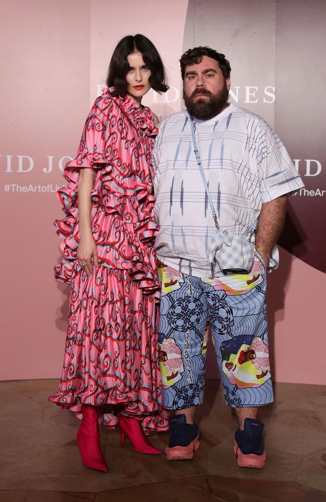 Romance was Born designers Luke Sales &amp; Anna Plunkett attend the David Jones AW19 Season Launch 'The Art of Living' at The Museum of Old and New Art (MONA). Picture: Getty