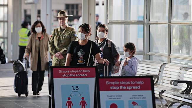 Returned travellers have been the source of the majority of NSW’s COVID-19 cases. Picture: Adam Yip