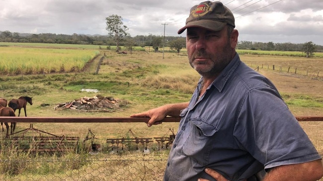 Eagleby cane farmer Mick Herse stands to lose more of his property after the road is re-routed. Picture: Albert and Logan News