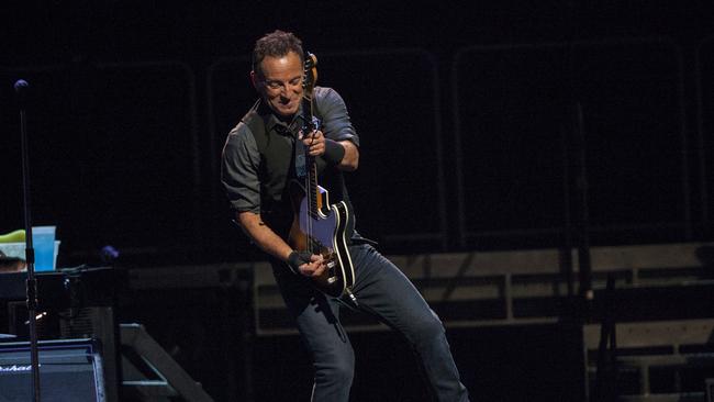 Bruce Springsteen during his Australian tour in 2013. Picture: AAP