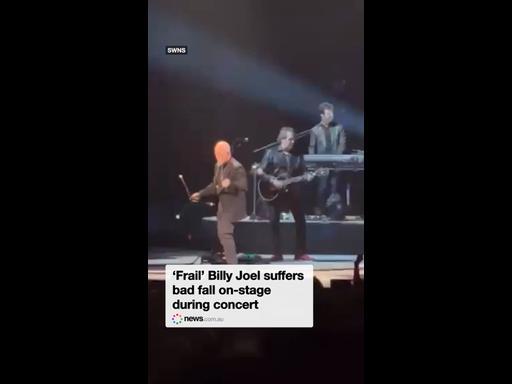 ‘Frail’ Billy Joel suffers bad fall on-stage during concert