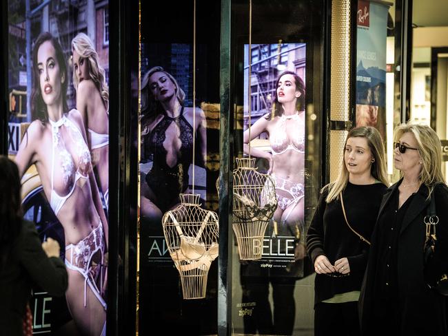 Mum Tracey Henley and daughter Stacey outside the Honey Birdette store. Picture: Roy Van Der Vegt/AAP