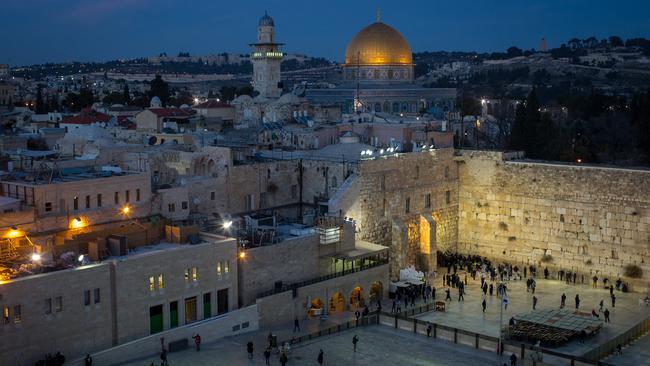 The Dome of the Rock stands upon the site of the Second Temple, destroyed by the Romans in 71AD. Picture: Getty