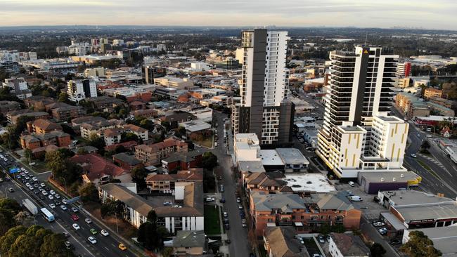 The Liverpool CBD. Picture: Toby Zerna