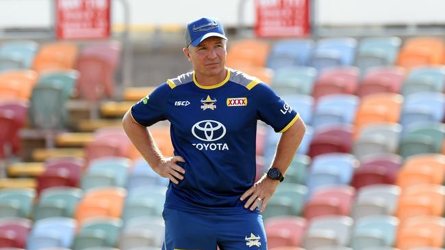 North Queensland Cowboys training from 1300 Smiles Stadium. Coach Paul Green. Picture: Zak Simmonds