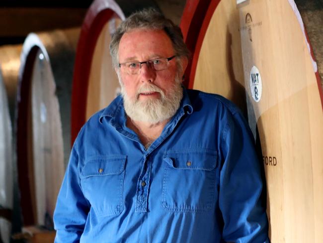 17/04/2017 Robert O'Callaghan is the founder and winemaker at Rockford, and he will be hosting 10 Vintages of Rockford Basket Press Shiraz as part of Tasting Australia  Kelly Barnes/The Australian.