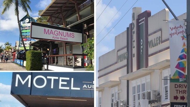 A boozed up man who hit bars in each of the main towns in the Whitsunday region has harrassed customers and thrown alcohol everywhere, while he was told he should not blame it all on his addictions. Picture: Contributed