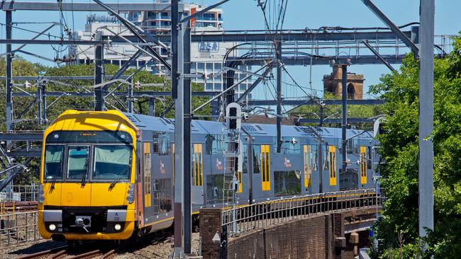 The state government is spending $1.7 billion on 24 new Waratah trains to be rolled out from 2018 on the suburban rail network.