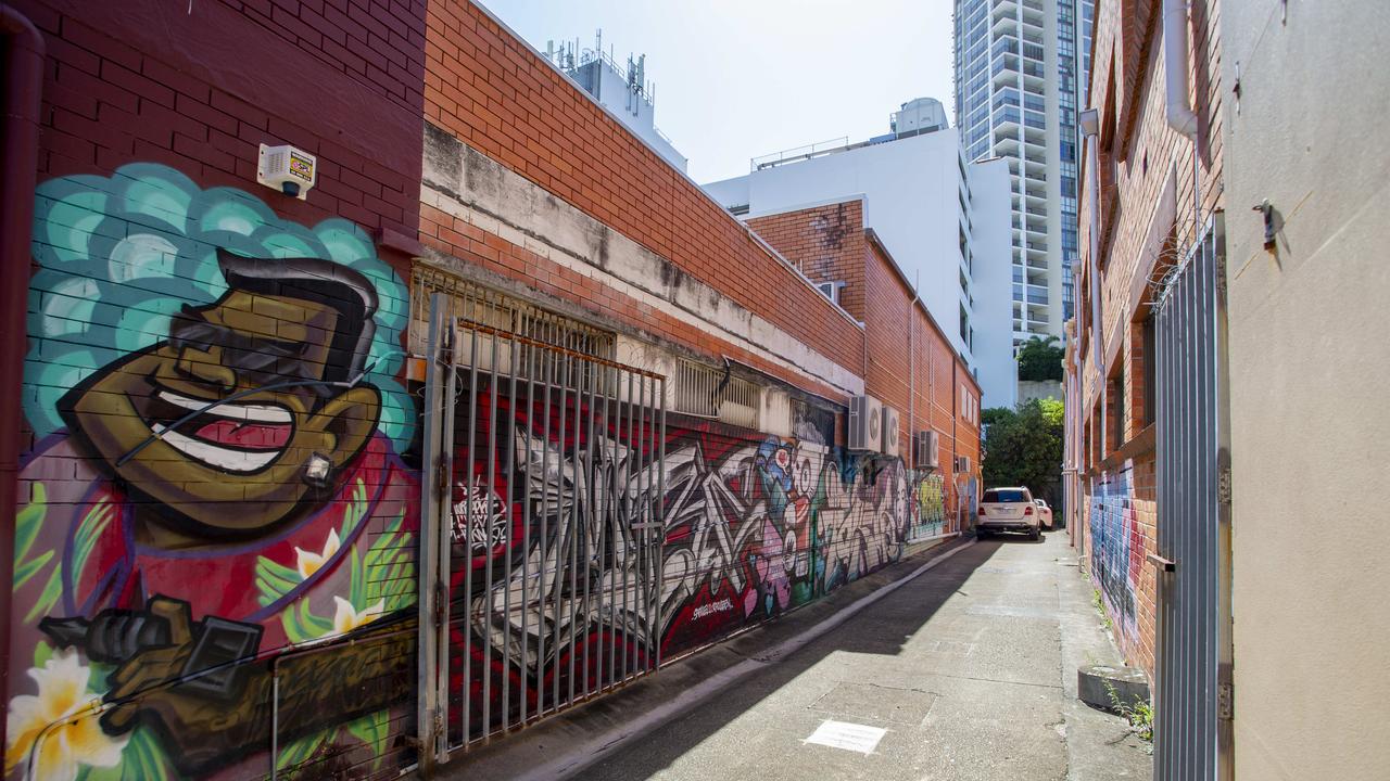 Laneways in Southport off Scarborough st. Picture: Jerad Williams