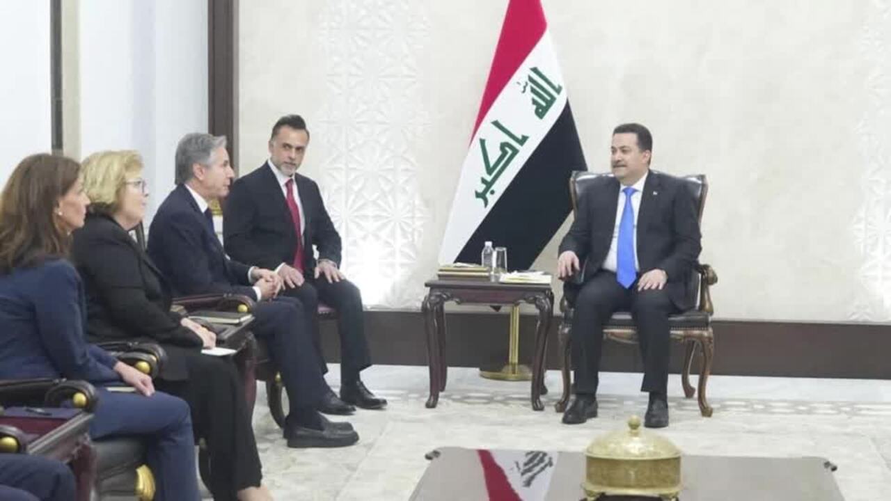 Blinken makes unannounced Iraq visit as part of Syria diplomacy push