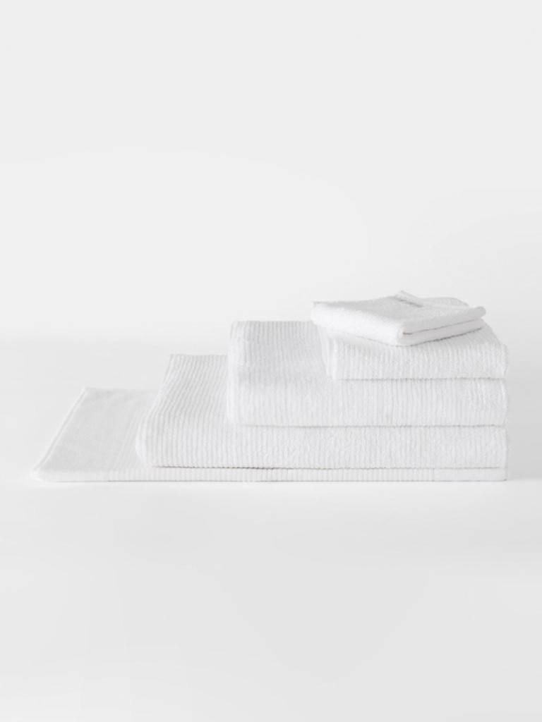 Sheridan Living Textures Towel Collection. Picture: THE ICONIC.