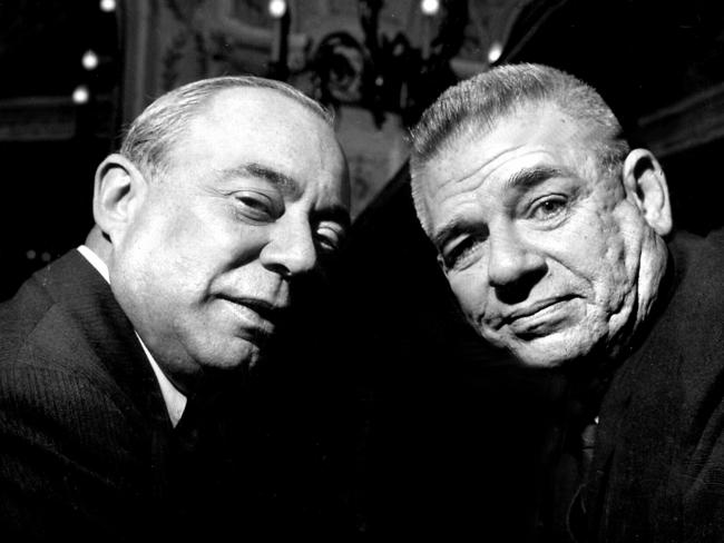 Composer Richard Rodgers and lyricist Oscar Hammerstein, 08/03/1960.