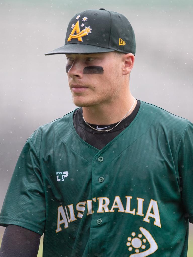 The Aussie was picked by the Cleveland Guardians. Picture: Andrew Green/baseball.com.au